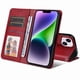 thumbnail image 3 of Funda Billetera para iPhone 15 Plus con Porta Tarjetas y Soporte Ajustable Rojo, 3 of 6