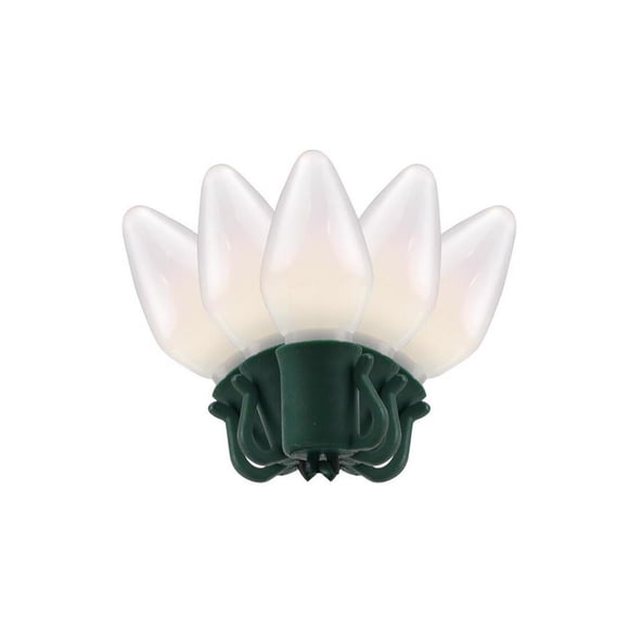 Bombilla Celebrations C7 50 LED blanco cálido de 7,6 m