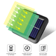 thumbnail image 4 of Lámparas solares para exterior, lámpara solar exterior de 56 LED con detector de movimiento, impermeable IP65, ángulo de iluminación de 120°, lámpara solar de pared para jardín con cable, 4 of 8