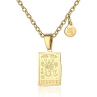 Collar Heshpaws Zodiac Constellation Tarot Card