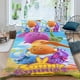 thumbnail image 2 of Conejos Soleados Conjunto de sábanas temático, trío de piezas, cómodo y amigable con la piel, diseño único, regalo de decoración para el hogar para familiares, amigos y fans,135cm *200cm, 2 of 6