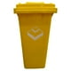 thumbnail image 2 of Contenedor Basurero 120 Lts Amarillo con Tapa/rueda, 2 of 7