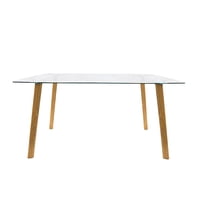 Decoexpress - Mesa De Comedor Cristal 140X80Cm