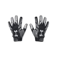 Guantes De Fútbol Under Armour F8 Para Hombre, Talla Pequeña, Color Negro Y Plateado
