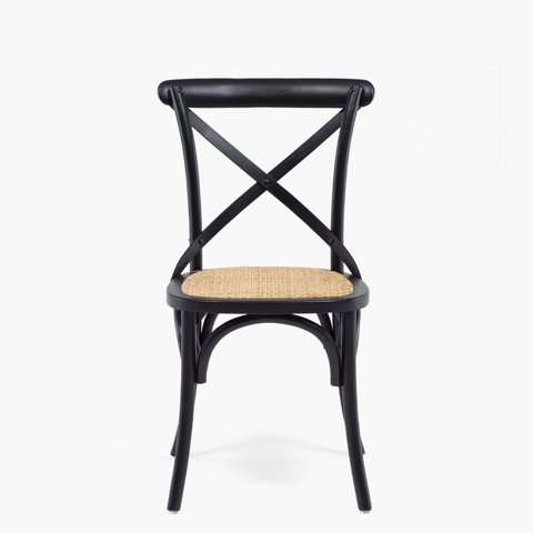Form Design - Silla Madera Tradition Rattan Negro