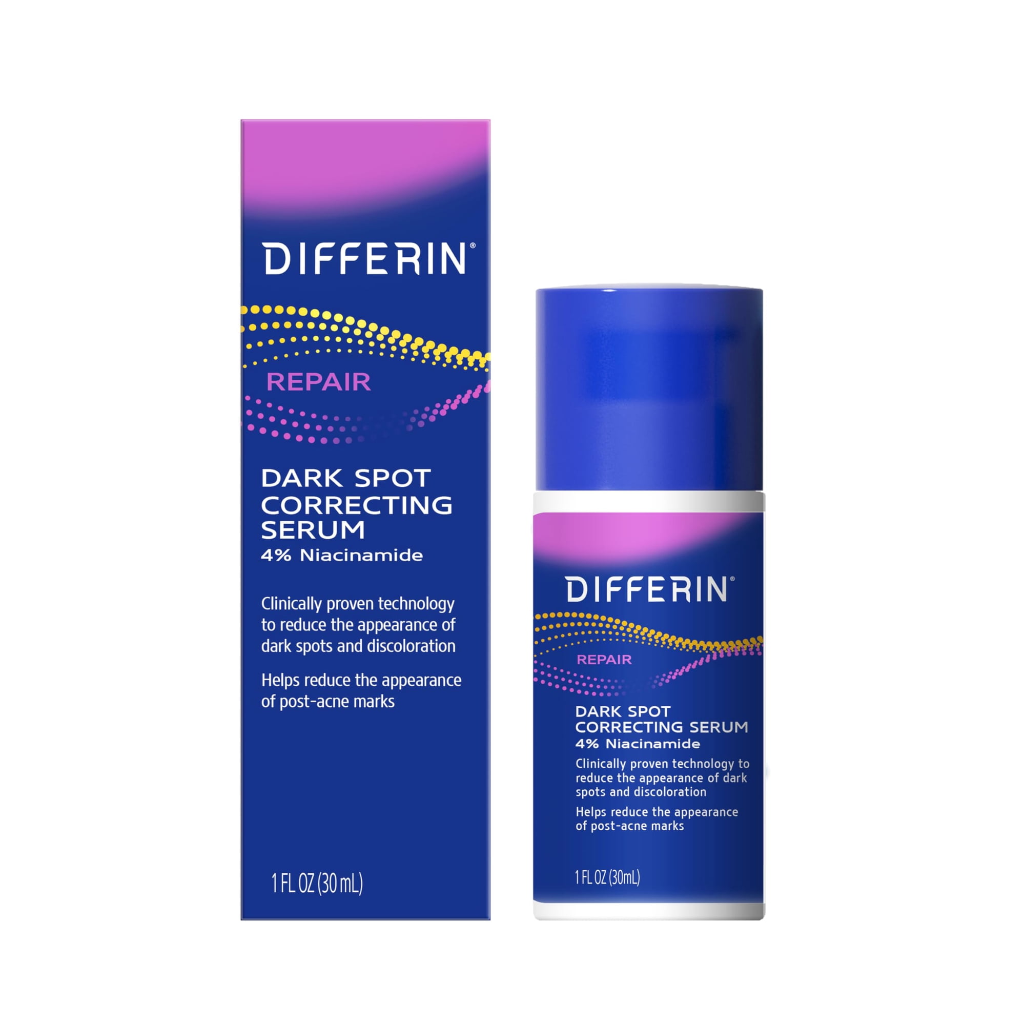 Sérum Corrector De Manchas Oscuras Differin De 30 Ml Para Piel Propensa Al Acné