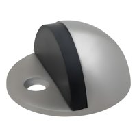 Genérico - Tope De Puerta Media Luna Acero Inoxidable Gris Mate