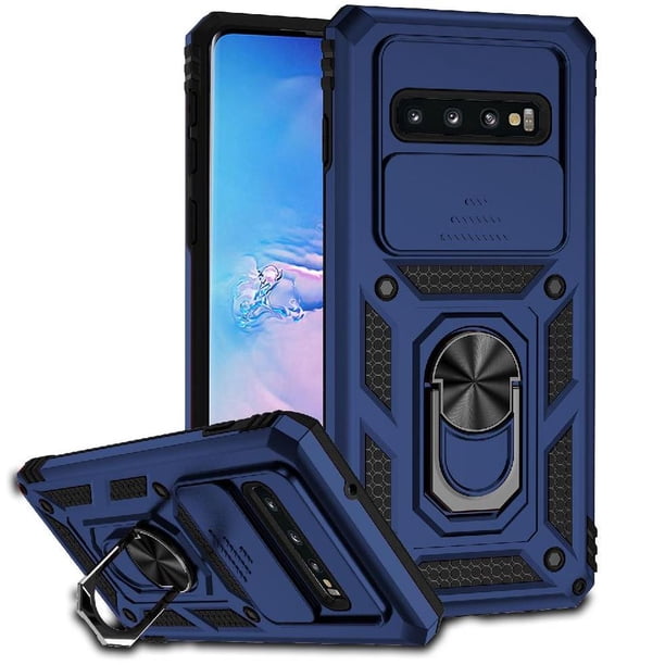 Estuche GANGXUN para Samsung Galaxy S10 Plus, soporte giratorio 360°, estilo mecánico y magnético