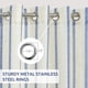 thumbnail image 3 of Cortinas DriftAway, 91 cm, mezcla de lino, rayas verticales, 2 paneles, 3 of 7