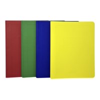 Report Cover School Smart Con Cierres De 3 Orificios, Tamaño A4 Surtido, 25 Unidades