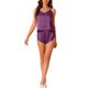 thumbnail image 2 of INSPIRE CHIC Conjunto de Pijama de Satén para Mujer Suave Cami con Cuello en V y Pantalones Cortos Ropa de Dormir con Tirantes Ajustables para Primavera Verano XL Púrpura Oscuro, 2 of 6