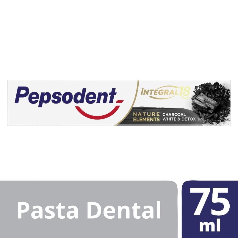 Pasta Dental Integral 18 - Natural Charcoal 75ml 75 ml Pepsodent