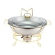 thumbnail image 1 of Juego De Calentadores De Bufet Con Tapas Transparentes Chafing Dish Para Cenas De Catering, 1 of 5
