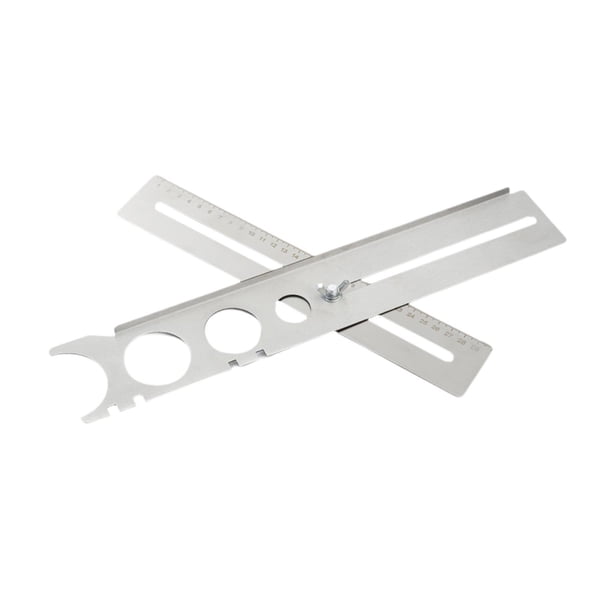 Accesorios de regla para buscador de agujeros de azulejos de cerámica, piezas de herramientas de construcción, herramienta de perforación de mármol, b