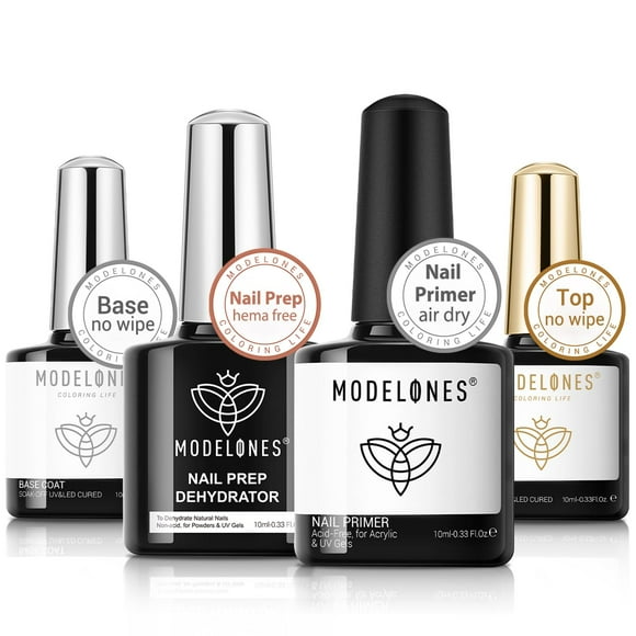 Set Deshidratador e Imprimador de Uñas Modelones 9 ml Unisex