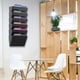 thumbnail image 4 of Organizador de archivos de pared MINDEPOT con 6 bolsillos, acrílico, negro, 4 of 8