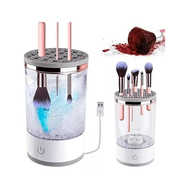 Limpiador Brochas Maquillaje Electrico Cosmetico Pincel a Usb Lider