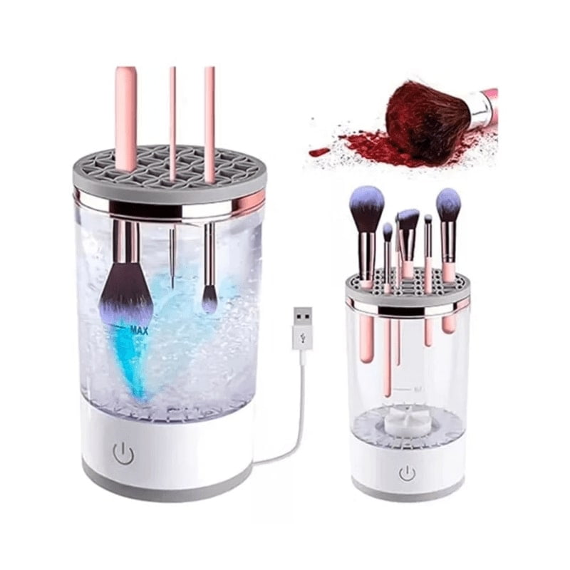 Genérico - Limpiador Brochas Maquillaje Electrico Cosmetico Pincel A Usb