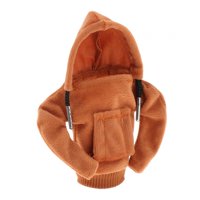Magideal - Cubierta De Perilla De Cambio De Coche, Decoración De Palanca De Cambios, Sudadera Con Capucha Divertida, Decoración Interior, Perilla De Palanca De C Naranja