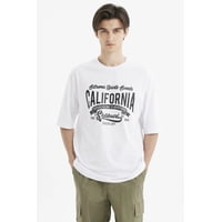 Fashionspark - Polera Hombre Oversize Brooklyn Blanco