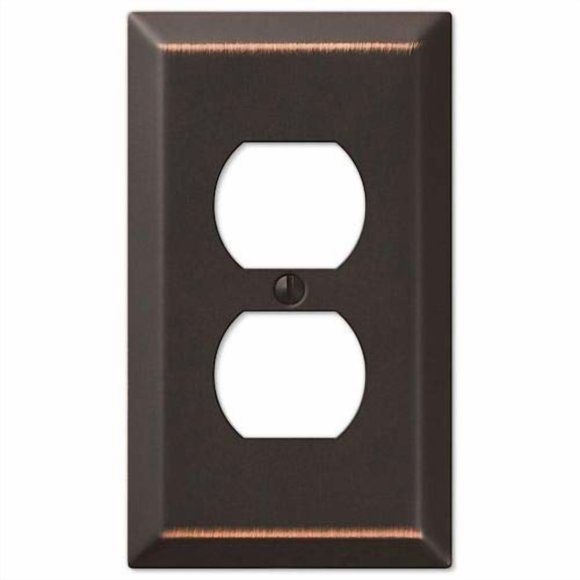 Placa de pared COLESTER DIRECT 13 cm con acabado de bronce envejecido