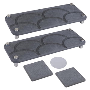 Magideal - 4 Bandejas Organizadoras De Diatomita De Secado Instantáneo Para Lavabo De Baño, Bandejas De Secado Sencillas Y Resistentes Para Botellas De Cosmético