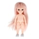 thumbnail image 3 of Lovely 16cm Ball Jointed Girl Doll Nude Body Cabello Dorado Rosa Con Flequillo, 3 of 5