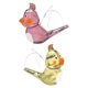 thumbnail image 2 of Silbato De Agua Para Pájaros, Novedad Interesante, Hacedor De Ruido Para Niños, Recuerdos De Fiesta, Regalo, 2 Uds., Amarillo Y Rosa, 2 of 5