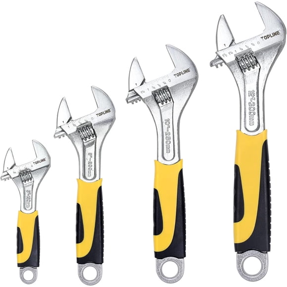 Set 4 Llaves Inglesas 12 10 8 Y 6 Pulg Tpr