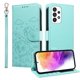 thumbnail image 1 of Funda Cartera para Samsung Galaxy A73 5G Perro Cachorro Grabado con Tarjetas Soporte Correa Verde, 1 of 6