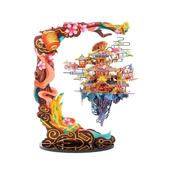 PUZZLES MU 3D Metal Pabellón del Matrimonio - 185 piezas