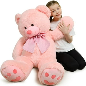 Peluche Morismos, Oso De Peluche Gigante, 120 Cm, Color Rosa