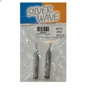 Silver Wave - Plomo De Pesca Forma Misil #4 28Grs 2Unidades
