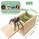 thumbnail image 2 of Cajas de broma divertidas y alegres, caja de broma de araña de goma, caja de araña de madera hecha a mano, C21-1, 2 of 4