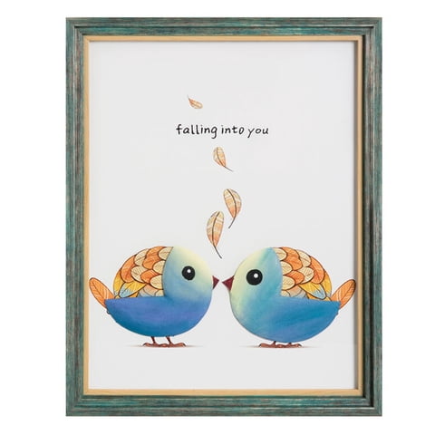 Vgo - Cuadro Enmarcado 43X53 Pajaritos C/Relieve Mod2