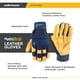 thumbnail image 3 of Guantes de trabajo Wells Lamont HydraHyde de cuero resistentes al agua, 3 of 6