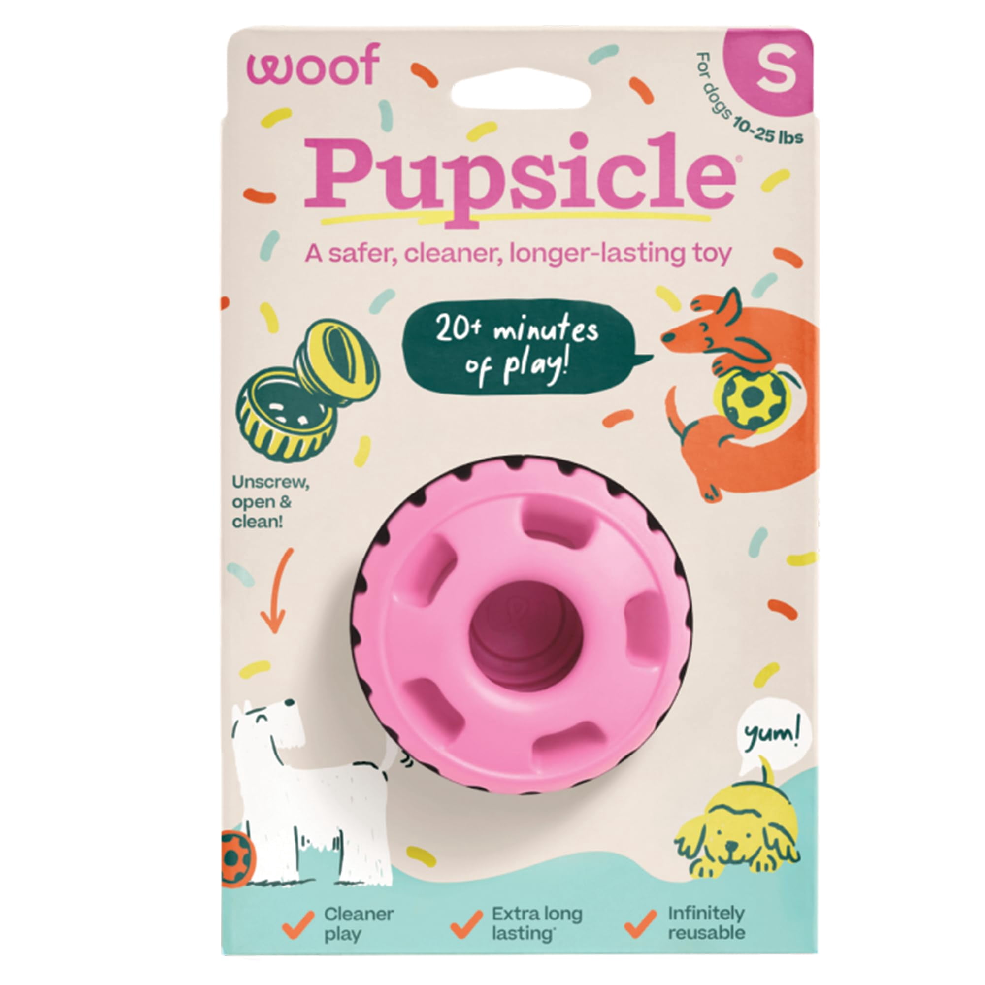 Juguete Interactivo Para Perros Woof Party Pupsicle Para Perros Pequeños
