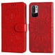 thumbnail image 1 of Funda tipo cartera FOXDOCK para Xiaomi Redmi Note 10 5G , diseño girasol en relieve, cuero PU, cierre magnético, soporte y tarjetero, 1 of 5