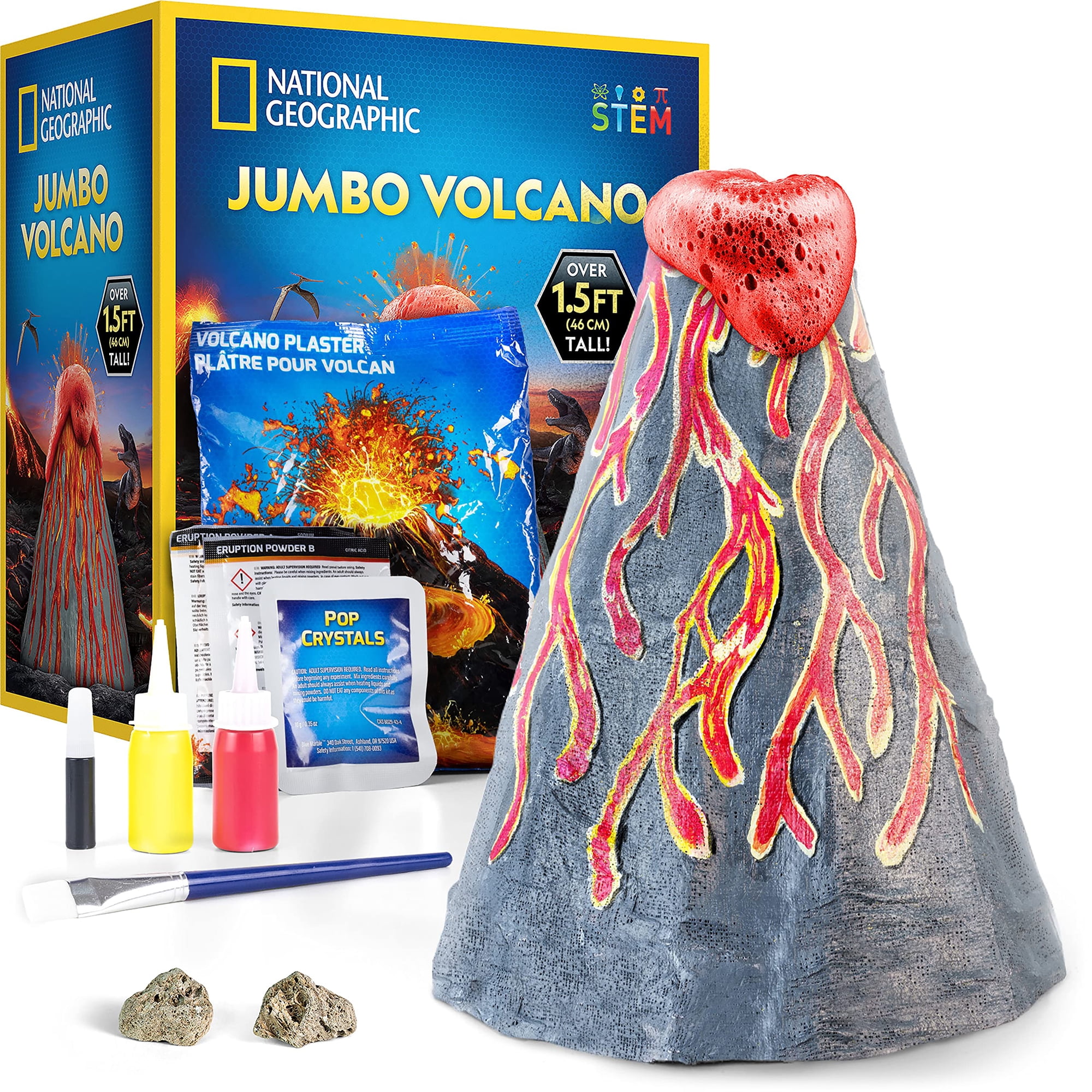 Kit Científico Blue Marble Jumbo Volcano De National Geographic