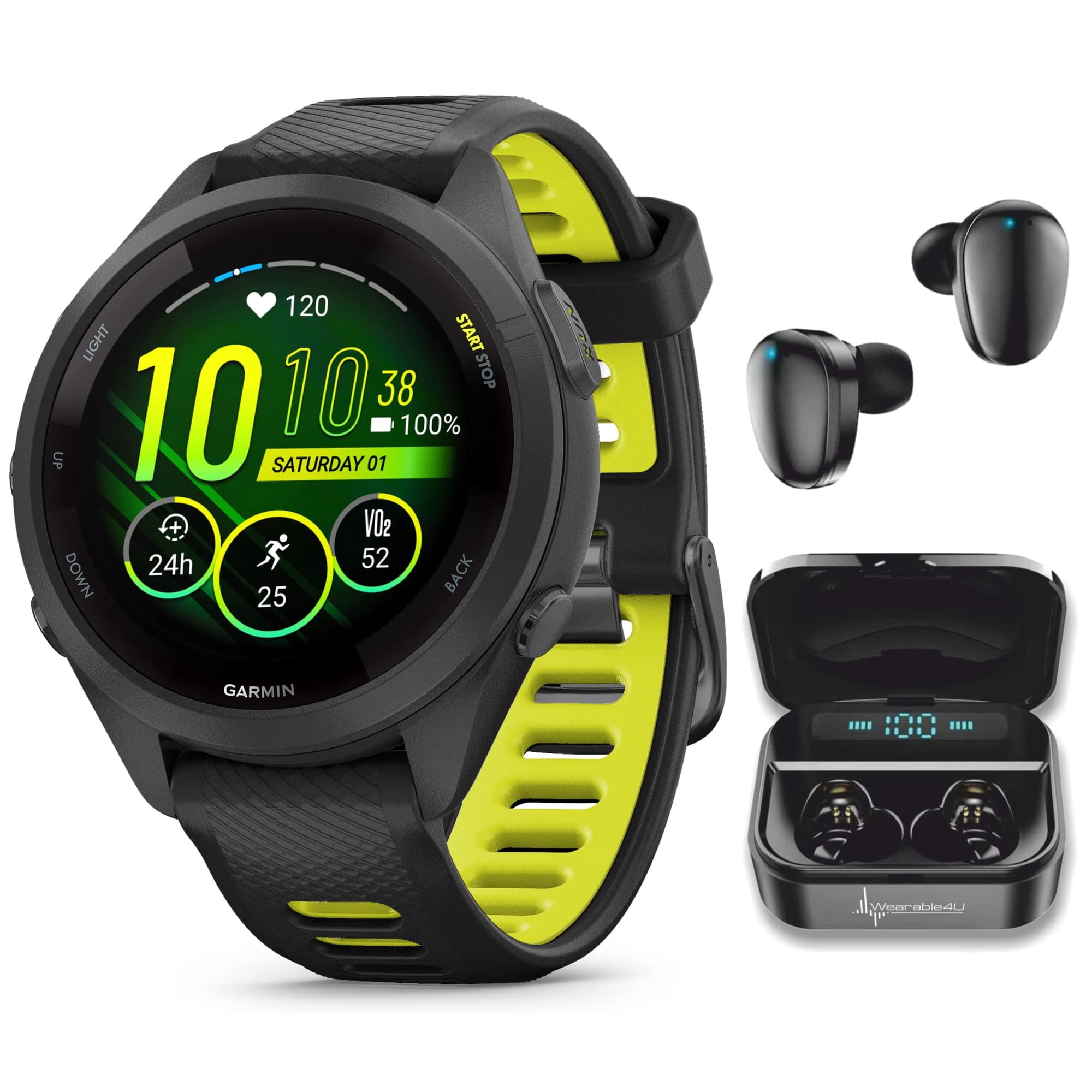 Reloj Inteligente Wearable4u Garmin Forerunner 265s Music Gps 42 Mm