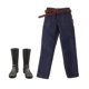 thumbnail image 2 of 1/6 Pantalones Vaqueros De Mezclilla Clásicos Masculinos Y Zapatos De Arranque Para Figuras De Acción De 12 Pulgadas, 2 of 5