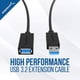 thumbnail image 2 of Cable de extensión USB 3.0 Sabrent A-macho a A-hembra de 3 m, 2 of 8