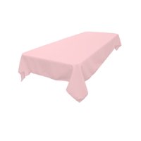 Mantel La Linen, Popelina De Poliéster, 60 X 90 Cm, Color Rosa Claro