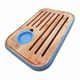 thumbnail image 2 of Tabla para cocktail de madera con pocillo celeste, 2 of 3