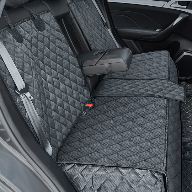 Funda de asiento de coche para perros ANOSOSPECIAL para asiento trasero a prueba de agua