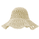 thumbnail image 1 of Sombrero de paja de ala ancha para mujer, con circunferencia de 56-58 cm, plegable, ideal para playa, vacaciones, protección solar., 1 of 5