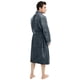 thumbnail image 2 of Bata para Hombre NY Threads de Coral Plush con Cuello Chal Gris XL, 2 of 6