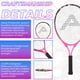 thumbnail image 3 of Raqueta de tenis AMA SPORT Kids Junior para niños de 17 a 25 años, color rosa y amarillo, 3 of 6