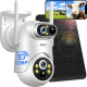thumbnail image 1 of 2nlf® 12mp Cámara de Seguridad Wifi Solar 2 Lente 2 Plus, 1 of 3