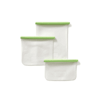 Lekue - Set De 3 Bolsas Reutilizables Planas